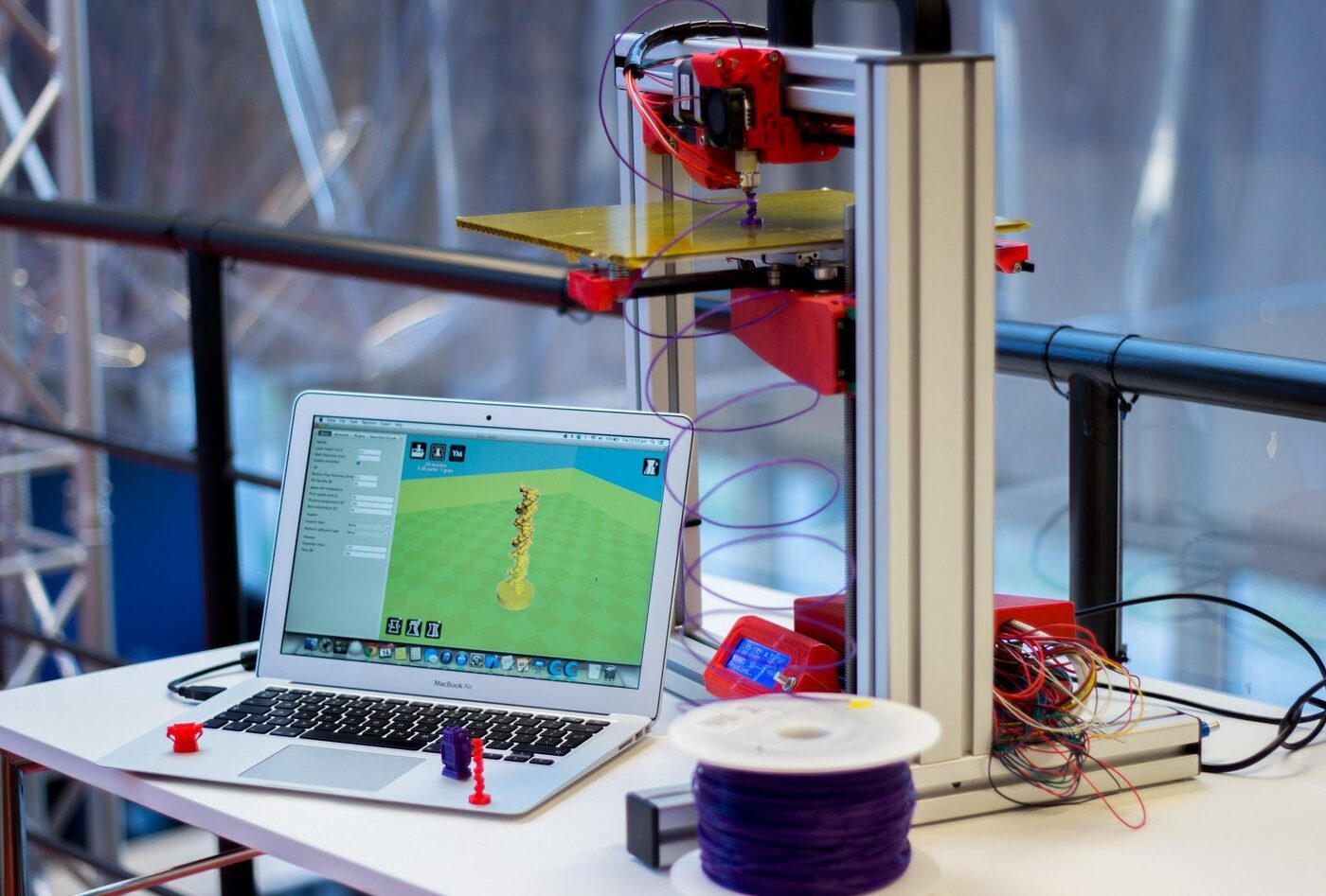 3D printer creating an object